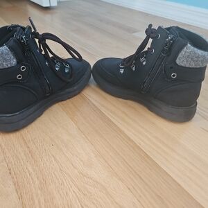 Cat & Jack Black Kids Black Combat Boots